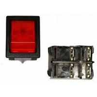EDM - Versenkter roter Lichtschalter 4 Pins von EDM