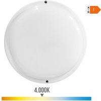 Wandleuchte de Wand 32446 White Plastic f 18 w 120 w 1820 lm Sensor de Motion Sensor de light Round (4000 k) - EDM von EDM