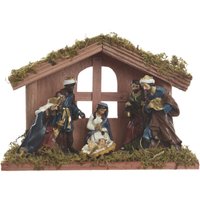 Weihnachtskrippe 6 Figuren 9cm von EDM