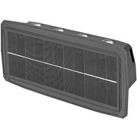 Wiederaufladbare LED-Solarwandleuchte mit 8 LEDs mit Dämmerungs- und Bewegungssensor (8W 3000K 400lm) IP65, schwarze Farbe von EDM