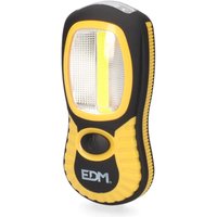 XL-LED-Taschenlampe mit Doppelfunktion, 3 LEDs, cob-led, mit Magnet und Haken EDM 36382 XL-LED-Taschenlampe mit Doppelfunktion, 3 LEDs, cob-led, mit Magnet und Haken EDM 36382 von EDM