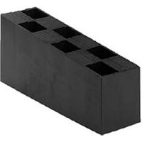 Karton mit 80 gezahnten Mehrzweck-Keilen - 70x45x150 mm SCHWARZ von EDMA