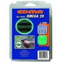 Edma - Omega 20 verzinkte Heftklammern - grün plastifiziert - 1000 Stück - 430 Edma - Omega 20 verzinkte Heftklammern - grün plastifiziert - 1000 Stück - 430 von EDMA