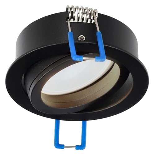 EDO Einbauring Ø74 mm GU10 OSMIN RING Schwarz - Spotrahmen aus Aluminium - Schwenkbarer Rund Einbaustrahler für Decke Innen - Deckenstrahler ohne Leuchtmittel & Fassung EDO Einbauring Ø74 mm GU10 OSMIN RING Schwarz - Spotrahmen aus Aluminium - Schwenkbarer Rund Einbaustrahler für Decke Innen - Deckenstrahler ohne Leuchtmittel & Fassung von EDO