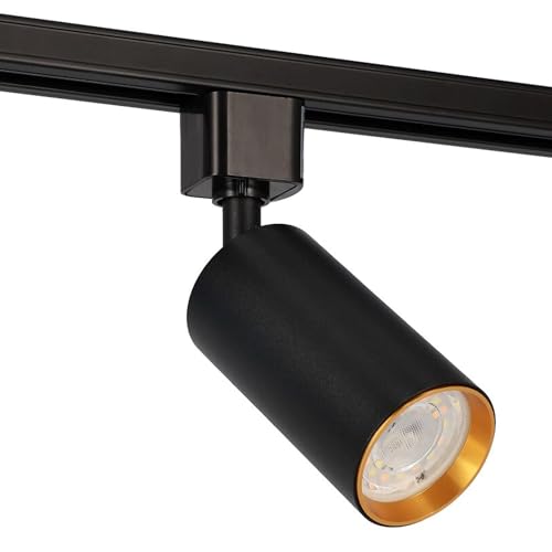 EDO, Strahlerlampe NEVA Tc Schwarz Gold für MEVA PRO Stromschiene, IP20, 220-240V, schwarz-gold EDO777533 von EDO