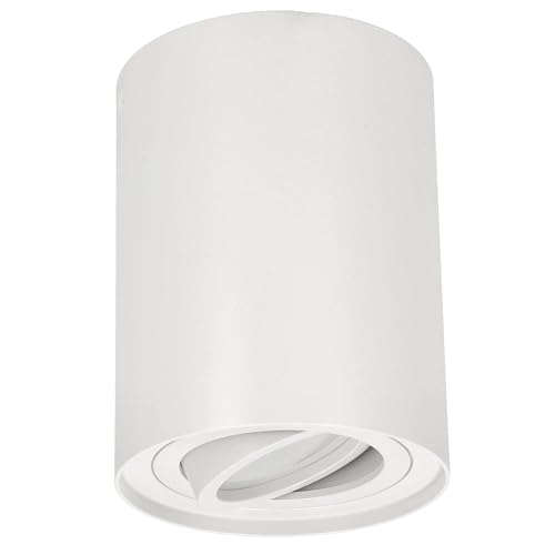 EDO Einbauleuchte Einbaustrahler SKAND 1 WHITE, Deckenlampe LED rund weiß, Einbaustrahler LED aus Aluminium, LED Deckenleuchte Deckeneinbaustrahler, EDO777101 von EDO