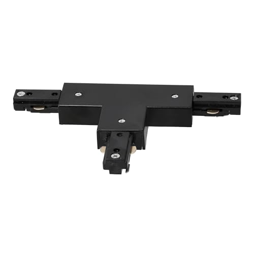 EDO Adapter T für Schiene System MEVA PRO T Connector Black Beleuchtungssystem Schienenbeleuchtung Schienensystem Stromschienen-Verbinder T-Form Schwarz von EDO
