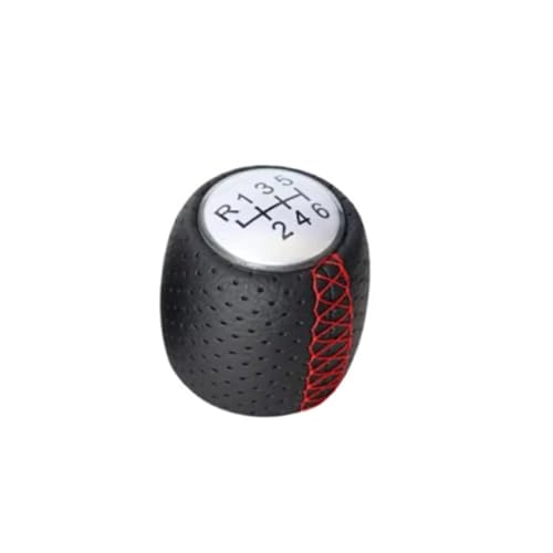 EDPOAQC Kompatibel Mit Alfa Für Romeo 159 Für Brera Für Spider 2005 2006 2007 2008 2009 2010 2011 5- Und 6-Gang-Schalthebel-Schaltknauf OEM: 55344557(R123456) von EDPOAQC