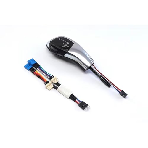EDPOAQC Kompatibel Mit BMW 5 Series E60 E61 520i 523i 525i 528i 530i 535i 540i 545i 550i 520d 2003-2010 Automatischer Schaltknauf Nachrüstsatz(Sliver) von EDPOAQC