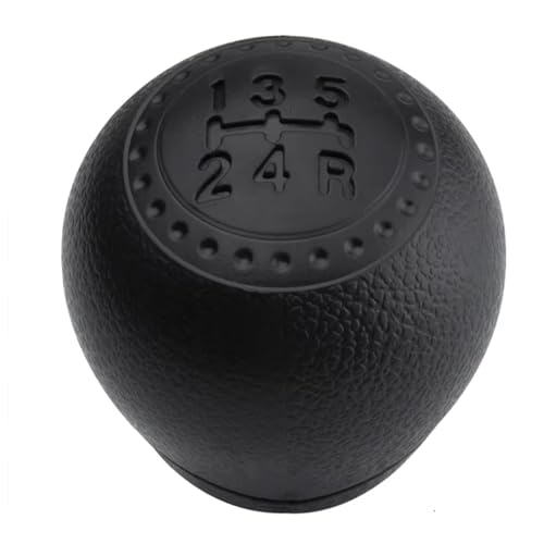 EDPOAQC Kompatibel Mit FIAT Für PUNTO 2004 2005 2006 2007 2008 2009 2010 2011 5 6-Gang-Schaltgetriebe Schaltknauf Schwarzer Schalthebelkopf(5 speed) von EDPOAQC