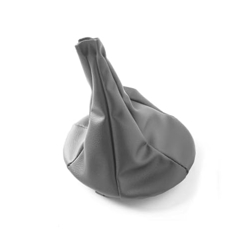 EDPOAQC Kompatibel Mit Fiat Für 500 500c 2007 2008 2009 2010 2011 2012 2013 5-Gang-Schaltgetriebe Schalthebel Schaltknaufkopf Mit Gamaschenmanschette(Gray Boot Cover) von EDPOAQC