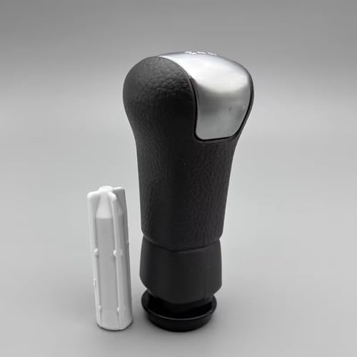 EDPOAQC Kompatibel Mit Nissan Für Qashqai 2008 2009 2010 2011 2012 2013 2014 2015 Schaltgetriebe 5-Gang-Schalthebelkopf-Schaltknauf(2pcs Black) von EDPOAQC