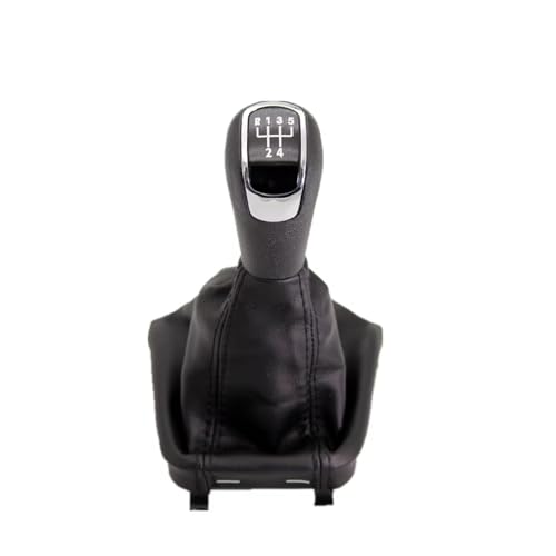 EDPOAQC Kompatibel Mit Skoda Für Superb MK2 2008 2009 2010 2011 2012 2013 5/6-Gang-Schalthebel-Schaltknauf Mit Kofferraumabdeckung OEM: 3T0711113(5 speed knob boot) von EDPOAQC