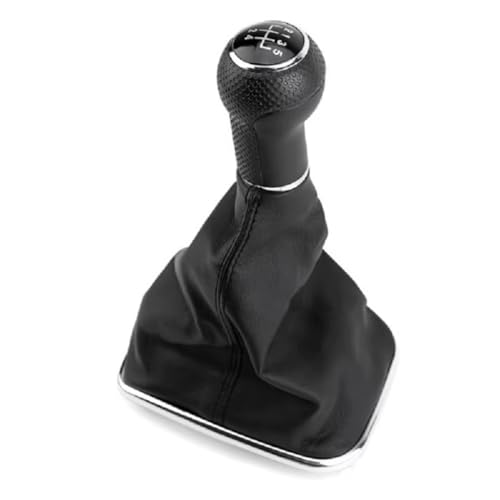 EDPOAQC Kompatibel Mit VW Für Golf Für GTi R32 Mk4 1999 2000 2001 2002 2003 2004 2005 Auto-Styling 5 6-Gang 12 Mm 23 Mm Schaltknauf Schwarze Kappen(6speed 12mm) von EDPOAQC