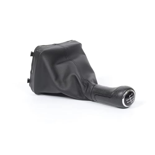 EDPOAQC Kompatibel Mit VW Für Polo 9N 9N2 2002 2003 2004 2005 2006 2007 2008 2009 5-Gang-Schaltknauf Manuelle Hebelmanschette Auto-Styling(A 5 speed) von EDPOAQC