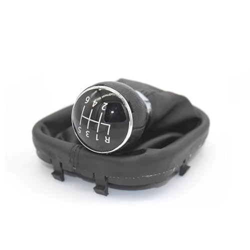 EDPOAQC Kompatibel Mit VW Für Touran Für Caddy MK2 2003 2004 2005 2006 2007 2008 2009 2010 5 6-Gang-Schaltknaufmanschette(5 Speed) von EDPOAQC