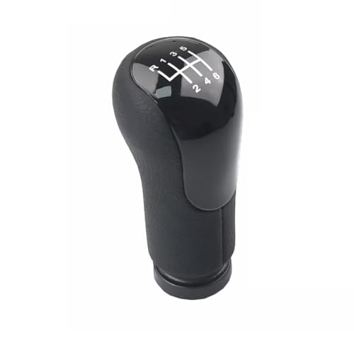 Kompatibel Mit Ford Für Transit Für Connect 2002 2003 2004 2005 2006 2007 Auto-Styling-Schalthebelknaufmanschette OEM: 2S6R7217AC 1151765(6 Speed Black Cover) von EDPOAQC