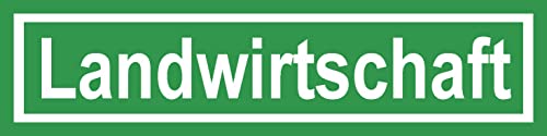 JAGDSCHUTZ LANDWIRTSCHAFT FORSTBETRIEB WUNSCHTEXT Schild Saugnapf Auto Aufkleber (Aufkleber, Motiv: Landwirtschaft) von EDS-Werbemedien