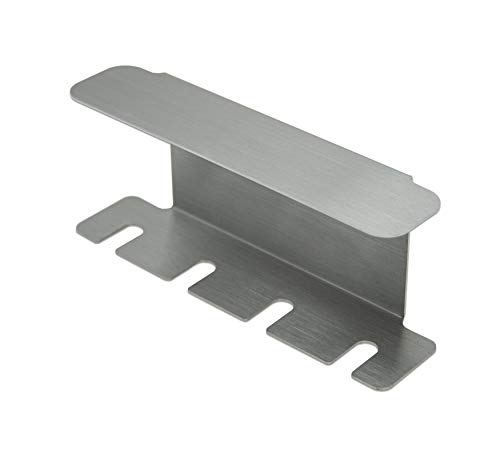 EDS - Premium Zahnbürstenhalter aus Edelstahl | Zahnbürstenwandhalter für bis zu 4 Zahnbürsten oder Aufsätze | Befestigung ohne Bohren | Made IN Germany von EDS