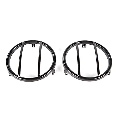 EDSARS Auto Front Blinker Signal Lampe Dekoration Abdeckung Trim Aufkleber Zubehör Für Jeep Wrangler JK 2007-2017 Auto Styling,Iron Black von EDSARS