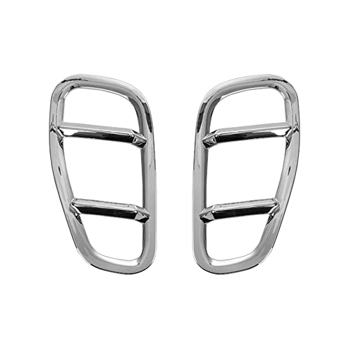 EDSARS Car Styling Body Side Blinker Repeater Lamp Light Fender Decal Cover Trim Frame Aufkleber für Jeep Renegade 2016-2019,Chrome Style von EDSARS