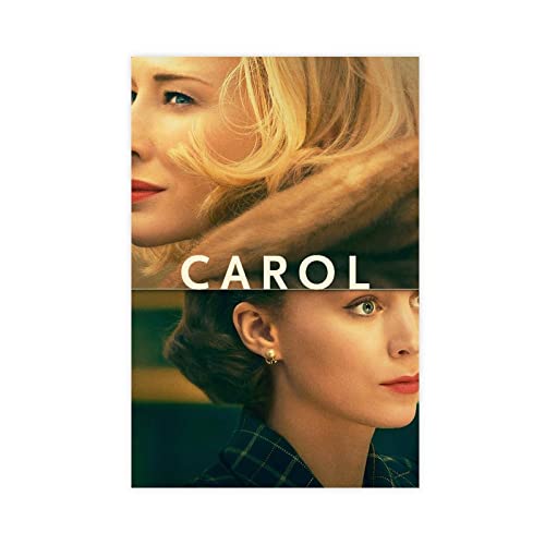 EDSC Filmposter "Carol" auf Leinwand, Schlafzimmer, Dekoration, Sport, Landschaft, Büro, Raumdekoration, Geschenk, ungerahmt: 60 x 90 cm von EDSC