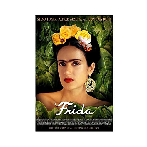 EDSC Filmposter Frida (2002), Leinwand, Poster, Schlafzimmer, Dekoration, Sport, Landschaft, Büro, Raumdekoration, Geschenkrahmen: 60 x 90 cm von EDSC