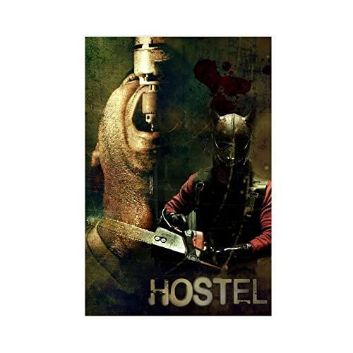 EDSC Filmposter "Movie Hostel (2005)", Leinwand, Poster, Schlafzimmer, Dekoration, Sport, Landschaft, Büro, Raumdekoration, Geschenkrahmen: 40 x 60 cm von EDSC