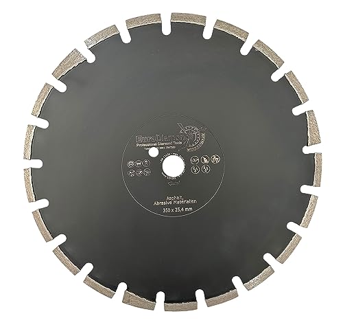 EDW Premium Diamant-Trennscheibe 350 mm x 25,4 mm Laser-Asphalt, universelle Diamant Trennscheibe für Asphalt, abrasive Baustoffe, Estrich, Schamott, Sandstein EDW Premium Diamant-Trennscheibe 350 mm x 25,4 mm Laser-Asphalt, universelle Diamant Trennscheibe für Asphalt, abrasive Baustoffe, Estrich, Schamott, Sandstein von EDTW