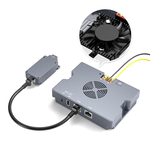 EDUP Starlink HP & Flat HP PoE Injector Kit, 350W 52V/6A DC, 9-36V Eingang, USB-A & Type-C, Enhanced GigE & ESD Protection, Starlink High Performance Power Adapter, Smart Cooling EDUP Starlink HP & Flat HP PoE Injector Kit, 350W 52V/6A DC, 9-36V Eingang, USB-A & Type-C, Enhanced GigE & ESD Protection, Starlink High Performance Power Adapter, Smart Cooling von EDUP