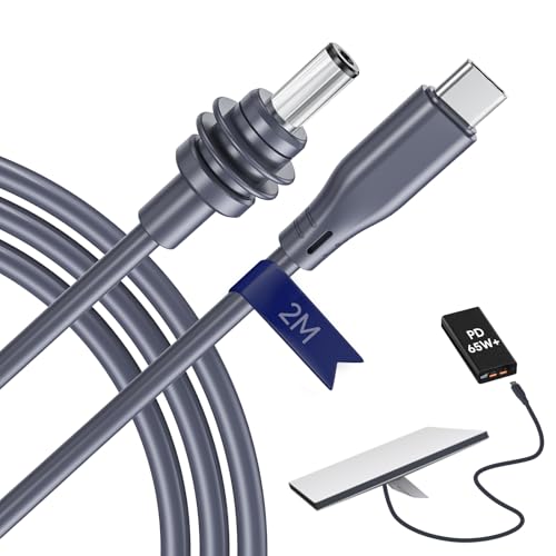 EDUP Starlink Mini USB C auf DC Stromkabel, 2M/6.5FT PD100W Eingang USB Typ C auf DC Hohlstecker Kabel für Starlink Mini, Wasserdichtes Cable 18AWG, Starlink Cable Kompatibel mit 65W+ PD Stromquelle von EDUP