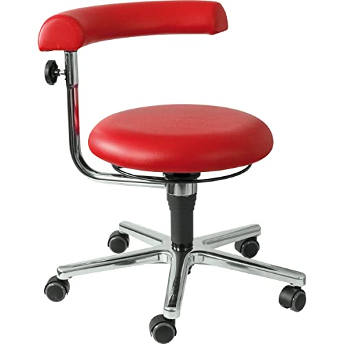 EDUPLAY 110435 Erzieher/in Stuhl, 34-41 cm, Ø 61 x 41 cm, rot von EDUPLAY