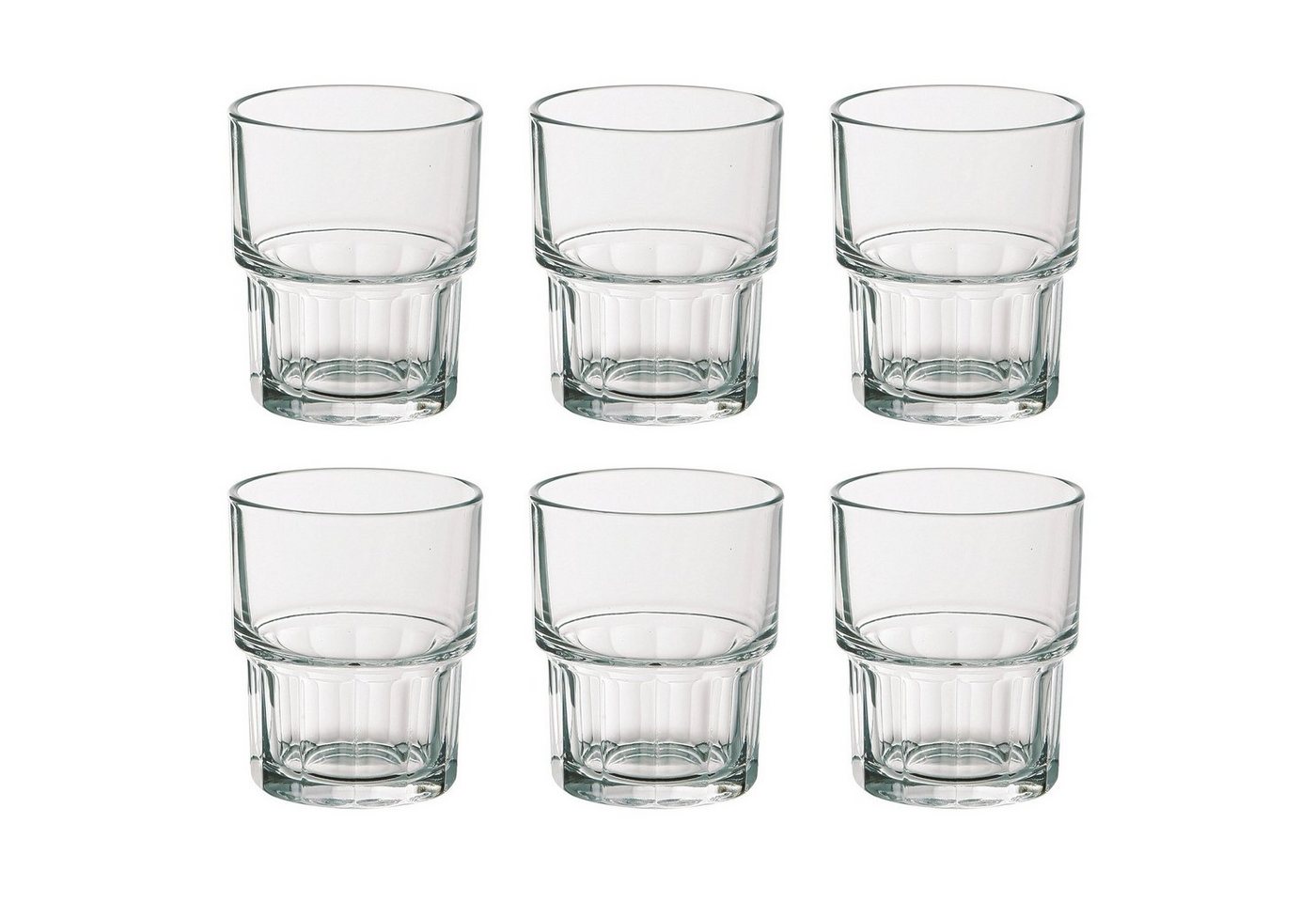 EDUPLAY Becher Wasserglas/Saftglas 100 ml, Glas von EDUPLAY