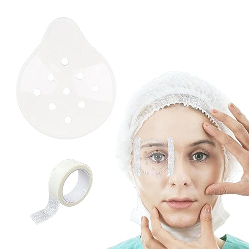 Transparenter Augenschutz, Med Cataract Chirurgie-Abdeckung, belüftet, mit festem Klebeband für postoperative Erholung, 1 Stück von EDWERD