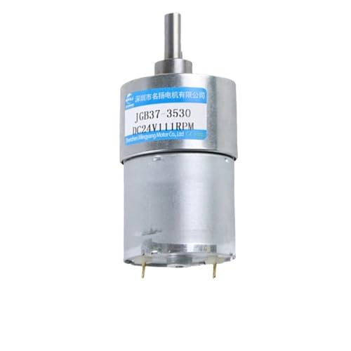 12V 8W 24V 12W DC-Getriebemotor 37MM Miniaturgetriebe JGB37-3530 Einstellbare Geschwindigkeit CW CCW Elektrischer Kleinmotor(107RPM,24Vonly motor) von EDXFICDQ