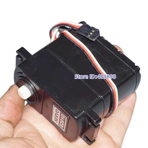158g 370 Elektromotor Großmodellservo, Luftfahrtmodellautomodellservo, Hochleistungs-90-Grad-Servo von EDXFICDQ