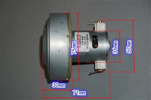 18,5 V, 120 W, DC 545 Motor, Staubsauger-Turbinenlüfter mit Kugellagerwelle von EDXFICDQ