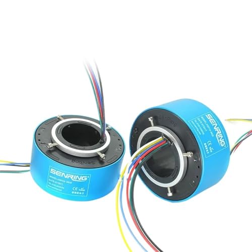 1PCS 50mm Innengröße Durch Bohrung Schleifring Flüssigkeit Drehgelenk 360 Grad Um Leistung Und Signal for Schwere Transport Industrie(50X119mm 12CH 10A) von EDXFICDQ