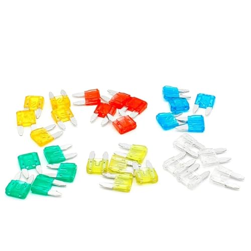 30 Stück Auto Auto LKW ATC Sicherung 5A 10A 15A 20A 25 30A AMP Mini Blade von EDXFICDQ