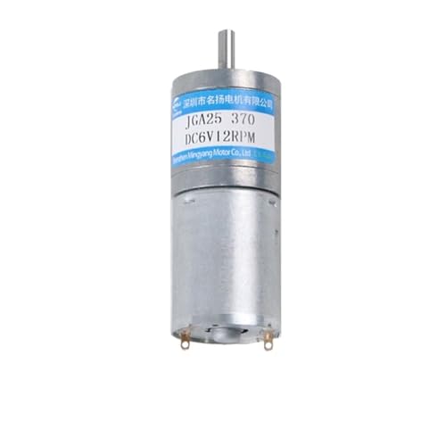 6 V 12 V 24 V 3 W DC Getriebemotor JGA25-370 Lange Welle 25 MM Getriebe Kleine Niedrige Geschwindigkeit Einstellbare Geschwindigkeit CW CCW Mikromotor(27pm only motor,6V) von EDXFICDQ