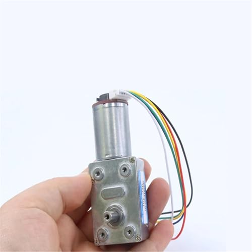 6 V DC-Getriebemotor mit Encoder, langsamer Drehzahl, kleiner Motor JGY370, Schneckengetriebe, einstellbare Geschwindigkeit, kann Cw CCw(6RPM,6V Only Motor) von EDXFICDQ