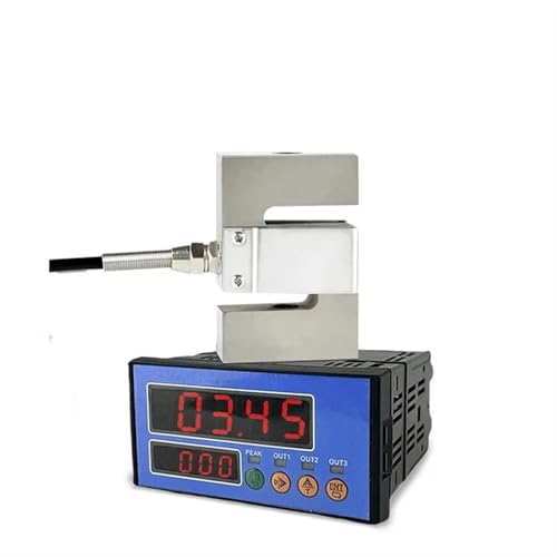 EDXFICDQ S-Typ-Wiegesensor Gewichtssensor Wägezelle + Wägezellenanzeige Anzeige 100 kg 200 kg 300 kg 500 kg 2000 kg 1 Tonne 2T Biosensor(2000kg Indicator) von EDXFICDQ