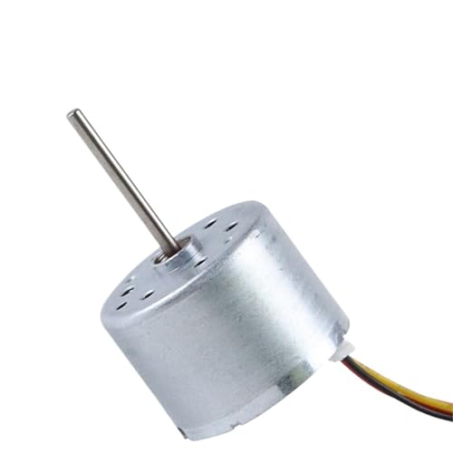 Mikro-Bürstenloser Motor DC 12 V 24 V 4500 U/min 9000 U/min Hochgeschwindigkeits-PWM-umgekehrter BLDC-Motor 12 V Volt Motor 2418(Shaft length 5mm,12V 4500RPM) von EDXFICDQ