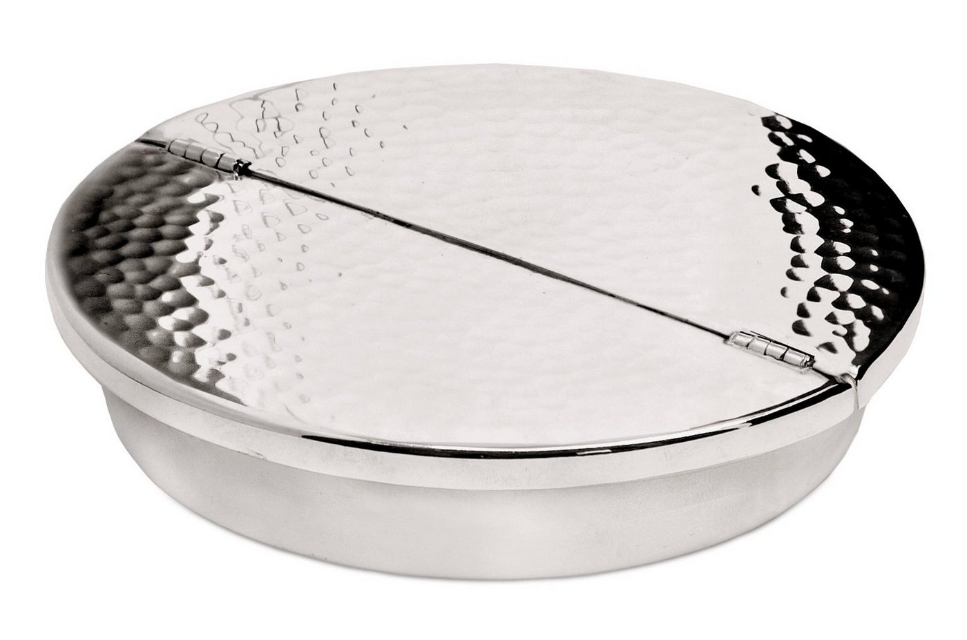 EDZARD Aschenbecher Madras, Windaschenbecher mit Deckel, schwerversilbert, gehämmert, Ø 13 cm EDZARD Aschenbecher Madras, Windaschenbecher mit Deckel, schwerversilbert, gehämmert, Ø 13 cm von EDZARD