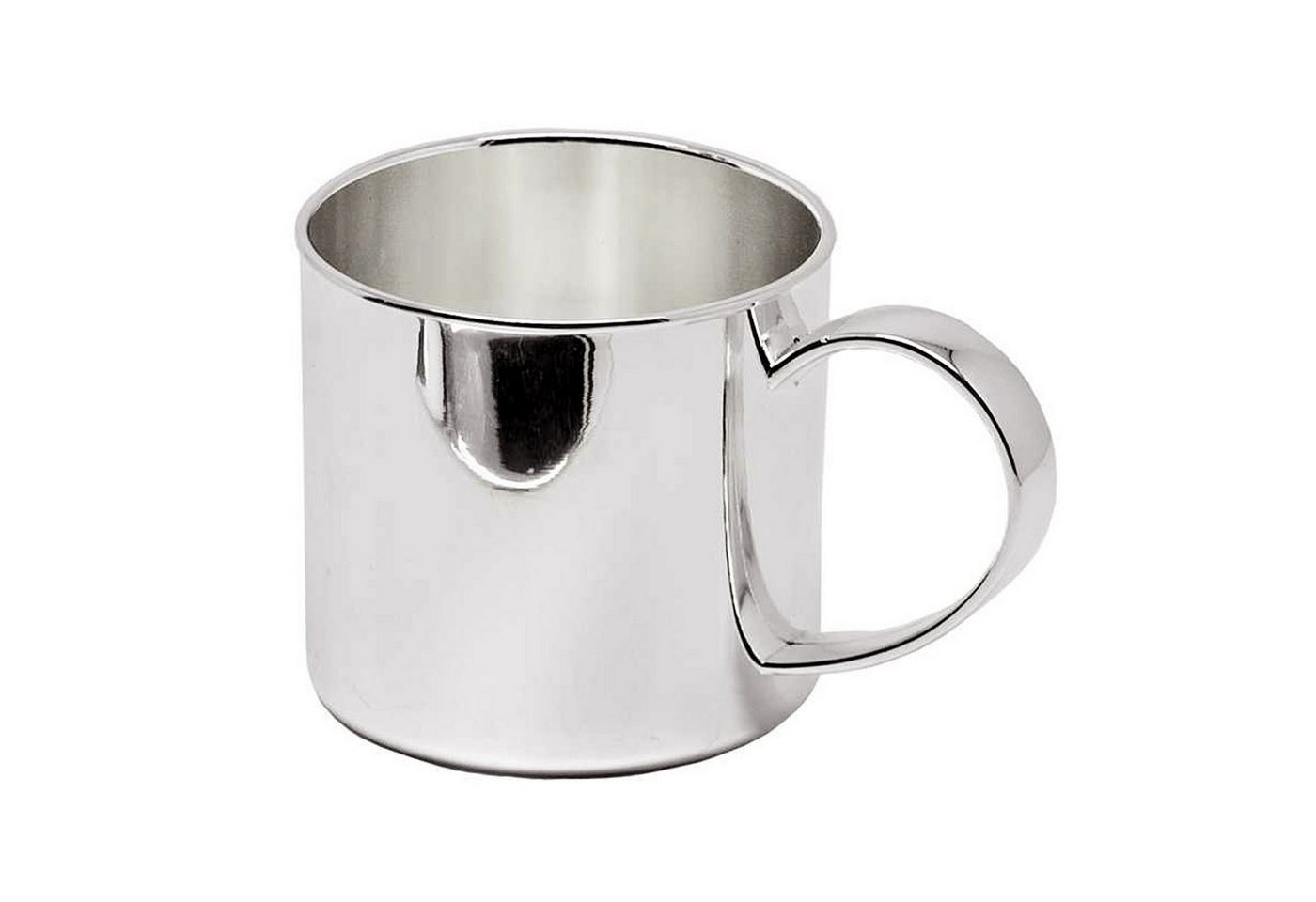 EDZARD Gläser-Set Linda, Trinkbecher mit Henkel, Tasse mit Silber-Optik, versilbert, 100 ml EDZARD Gläser-Set Linda, Trinkbecher mit Henkel, Tasse mit Silber-Optik, versilbert, 100 ml von EDZARD