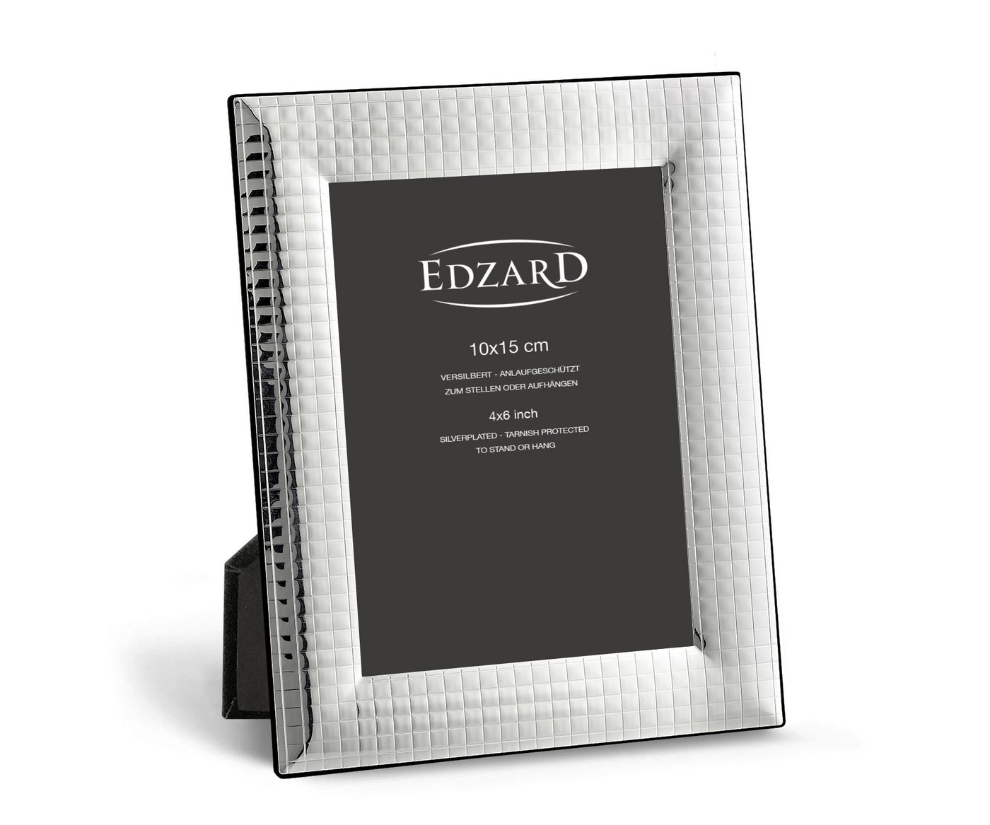EDZARD Bilderrahmen Forli, für 10x15 cm Foto, edel versilbert & anlaufgeschützt EDZARD Bilderrahmen Forli, für 10x15 cm Foto, edel versilbert & anlaufgeschützt von EDZARD