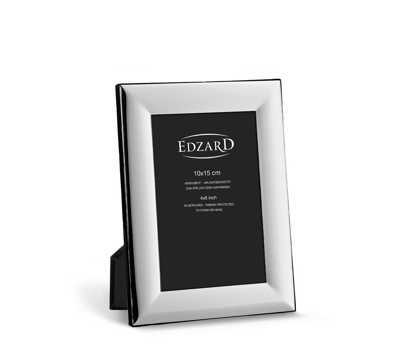 EDZARD Bilderrahmen Gela, versilbert und anlaufgeschützt, für 10x15 cm Foto EDZARD Bilderrahmen Gela, versilbert und anlaufgeschützt, für 10x15 cm Foto von EDZARD
