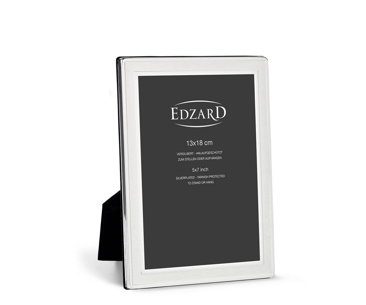 EDZARD Bilderrahmen Nardo, edel versilbert und anlaufgeschützt, für 13x18 cm Foto EDZARD Bilderrahmen Nardo, edel versilbert und anlaufgeschützt, für 13x18 cm Foto von EDZARD