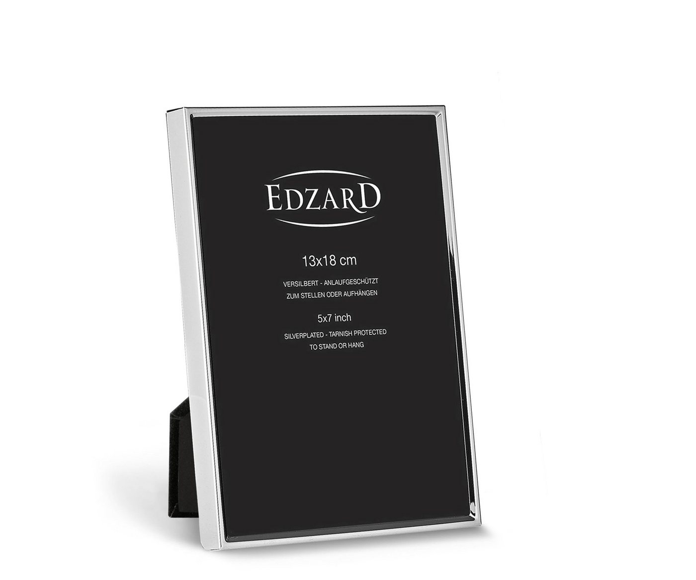EDZARD Bilderrahmen Otto, versilbert und anlaufgeschützt, für 13x18 cm Foto von EDZARD