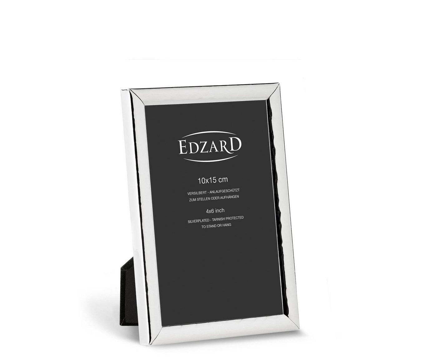 EDZARD Bilderrahmen Riga, versilbert und anlaufgeschützt, für 10x15 cm Bilder – Fotorahmen EDZARD Bilderrahmen Riga, versilbert und anlaufgeschützt, für 10x15 cm Bilder – Fotorahmen von EDZARD
